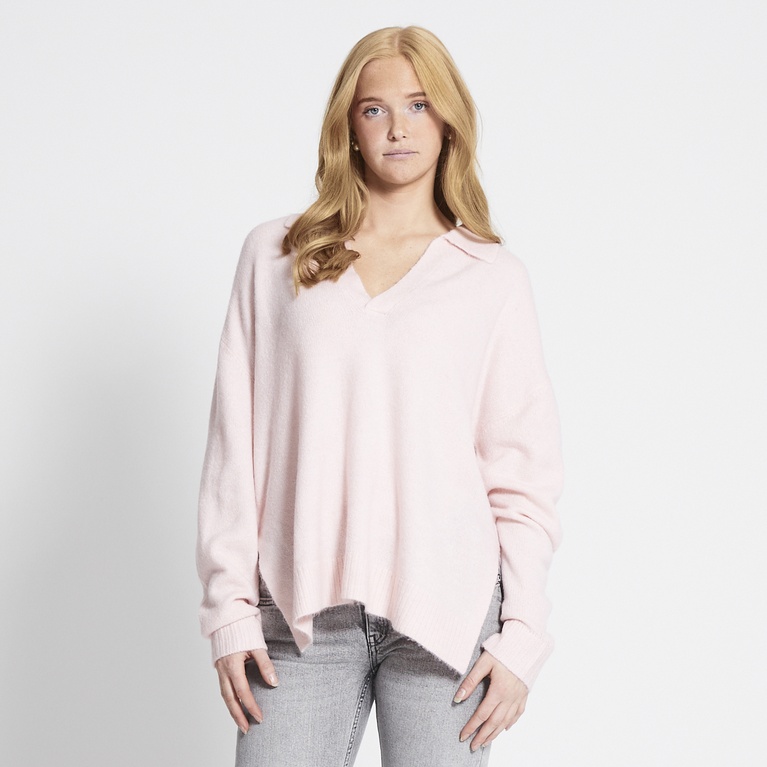 V-neck knit sweater "Josephine"